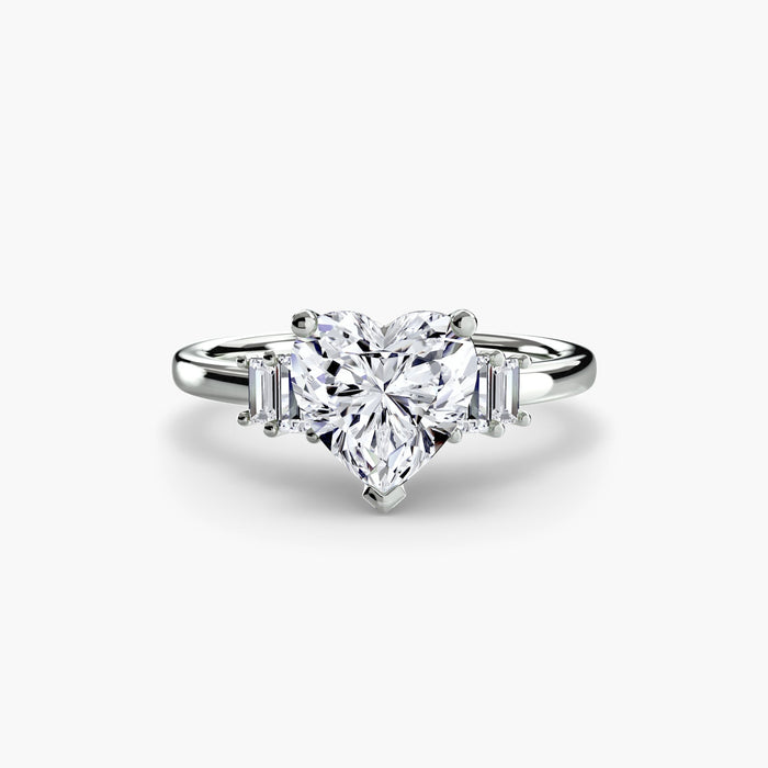 Baguette Accent Solitaire - MIMUKA