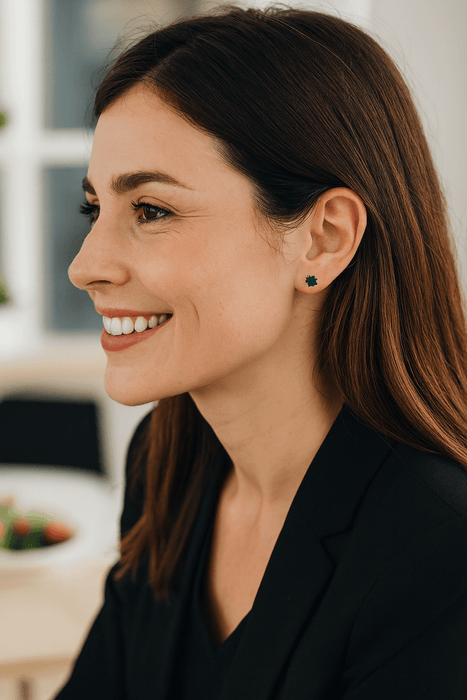 Pendientes Zafiros y Oro 18K - MIMUKA