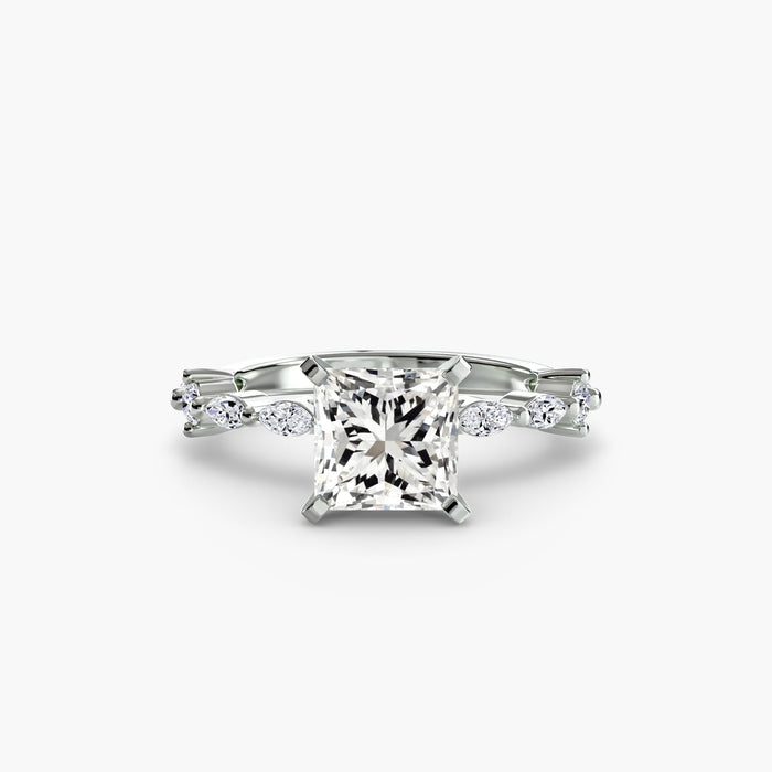 Solitaire with Eternity Pavé - MIMUKA