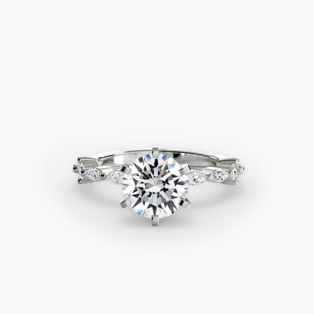 Solitaire with Eternity Pavé - MIMUKA