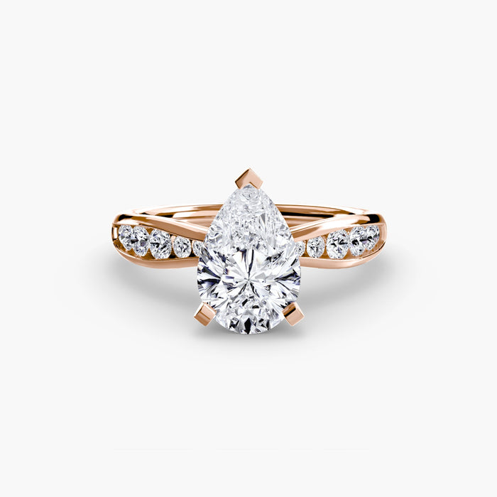 Solitaire with Pavé 3 - MIMUKA