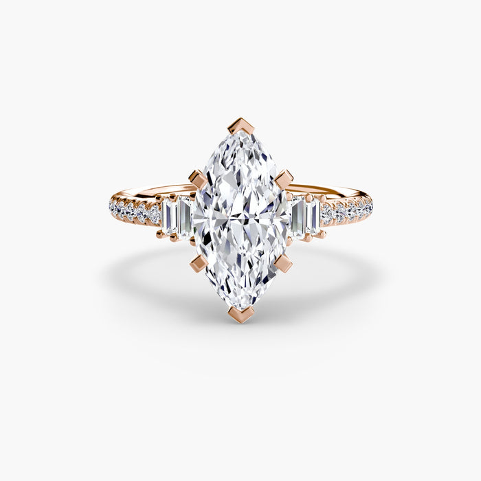 Solitaire with Pavé 4 - MIMUKA