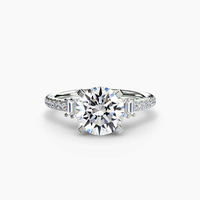 Solitaire with Pavé 4 - MIMUKA