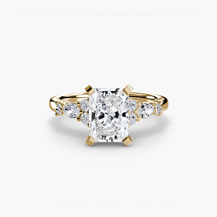 The Floral Accent Solitaire - MIMUKA