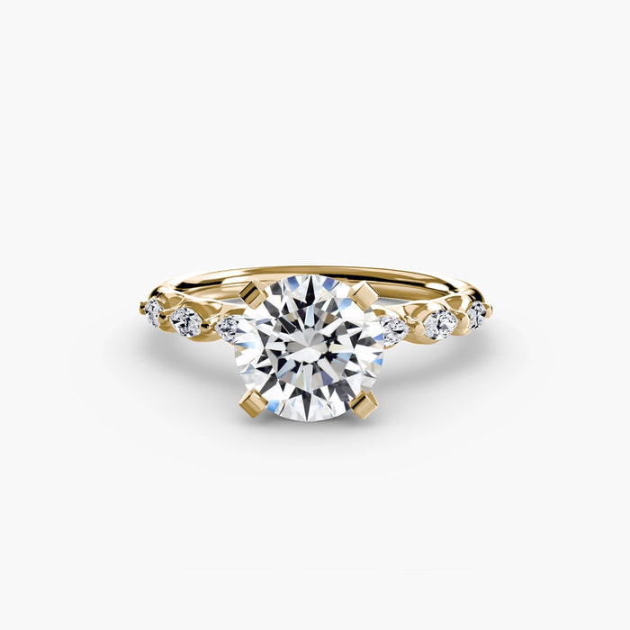 The Floral Accent Solitaire - MIMUKA
