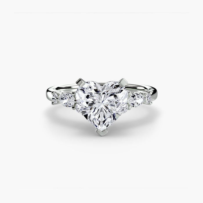 The Floral Accent Solitaire - MIMUKA
