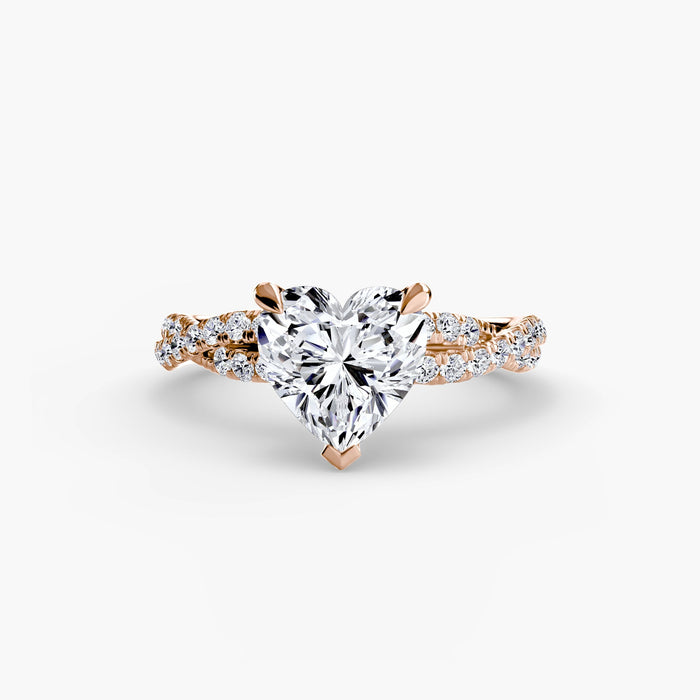 The Twisted Pavé Solitaire - MIMUKA