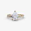 The Twisted Pavé Solitaire - MIMUKA