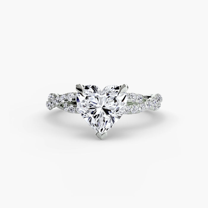 The Twisted Pavé Solitaire - MIMUKA