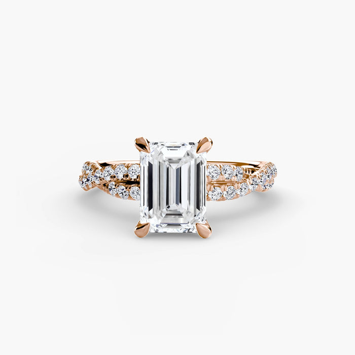 The Twisted Pavé Solitaire - MIMUKA