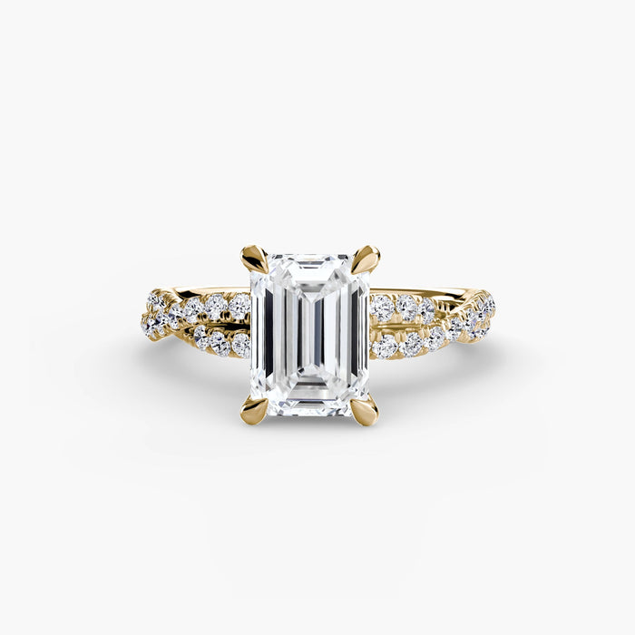 The Twisted Pavé Solitaire - MIMUKA