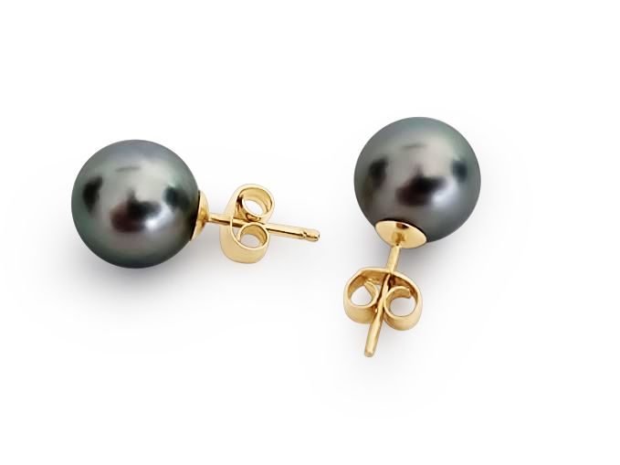Tahiti pareloorbellen 13 mm AAA-kwaliteit hoge glans 18K massief goud