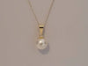 18K Akoya Pearl Pendant 9 mm Round AAA 18 Karats Solid Gold Pendant Necklace -  The South Sea Pearl