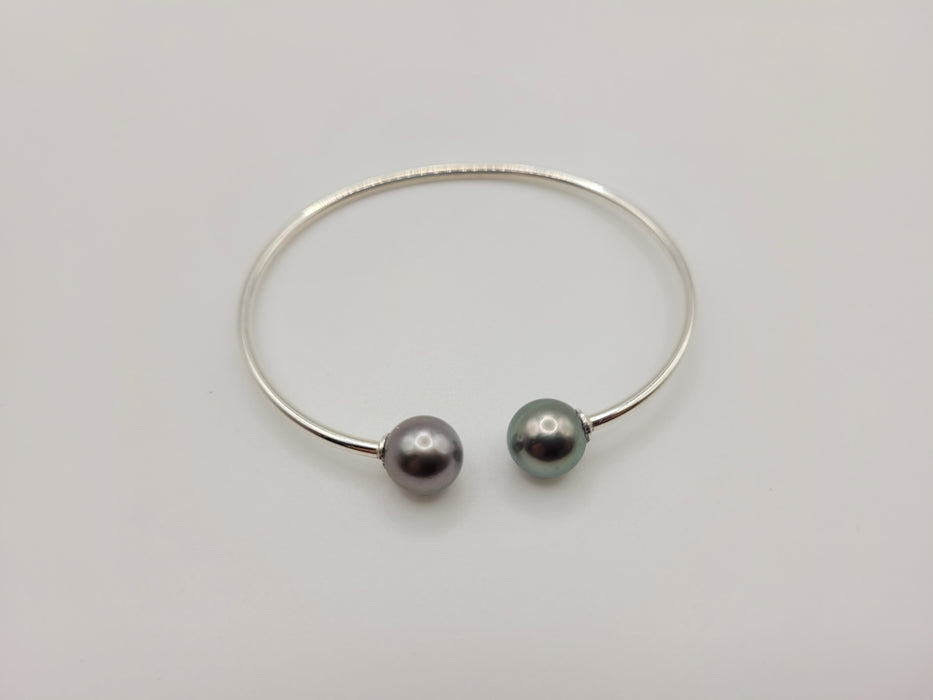 Tahiti Pearls 9-10 mm  AAA Round  Shape Bangle - Only at  The South Sea Pearl