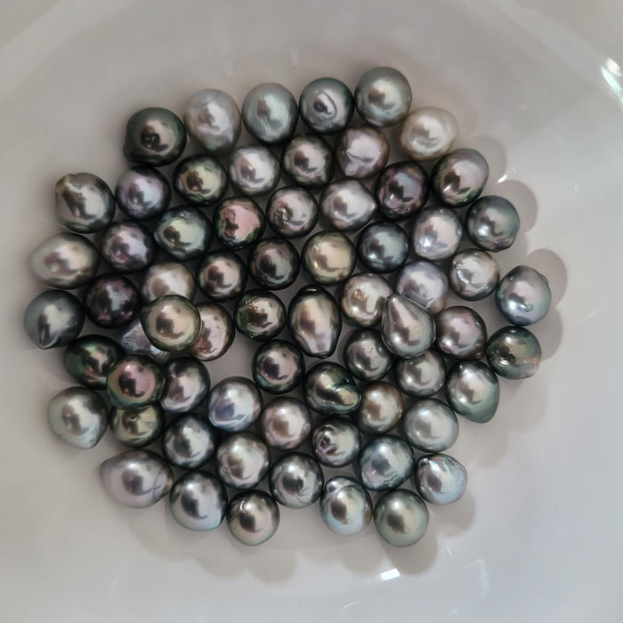 Tahiti Loose Pearls 9-10 mm Natural Color and High Luster |  The South Sea Pearl |  The South Sea Pearl