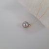 Tahiti Pearl Pendant 12 mm Round, 18 Karats Solid Gold |  The South Sea Pearl |  The South Sea Pearl
