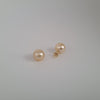 Golden South Sea Pearls Stud Earrings 11 mm 18 Karat Gold |  The South Sea Pearl |  The South Sea Pearl