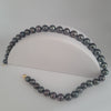 A Tahiti Pearls Necklace of Dark Multicolor 10-11 mm |  The South Sea Pearl |  The South Sea Pearl