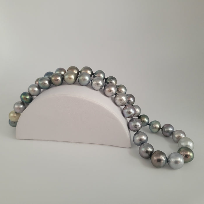 Tahiti Pearl Necklace Natural multicolor 10-11 mm |  The South Sea Pearl |  The South Sea Pearl