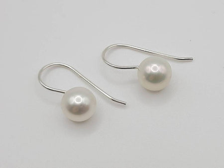 South Sea Pearl Earrings 9-10 mm White Round - Only at  The South Sea Pearl