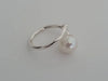 Adjustable Pearl Ring for Woman, White South Sea Pearl, Round 9 mm - Adjustable to all sizes White South Sea Pearl Ring -The South Sea Pearl