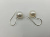 Dangle Pearl Earrings - White South Sea Pearls 9 mm Earring, White Natural Color and High Luster - French Hook Earrings - Only at  The South Sea Pearl