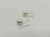 Dangle Pearl Earrings - White South Sea Pearls 9 mm Earring, White Natural Color and High Luster - French Hook Earrings - Only at  The South Sea Pearl