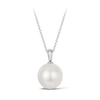 White South Sea Pearl Pendant, Sizes from 9 to 11mm, Manufactured In 925 Sterling Silver |  The South Sea Pearl |  The South Sea Pearl