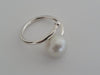 South Sea Pearl Ring White Color Round 9 mm - Only at  The South Sea Pearl