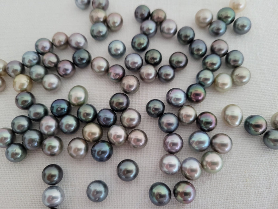 Tahiti Pearls Natural Multicolor 9 mm and High Luster - Only at  The South Sea Pearl