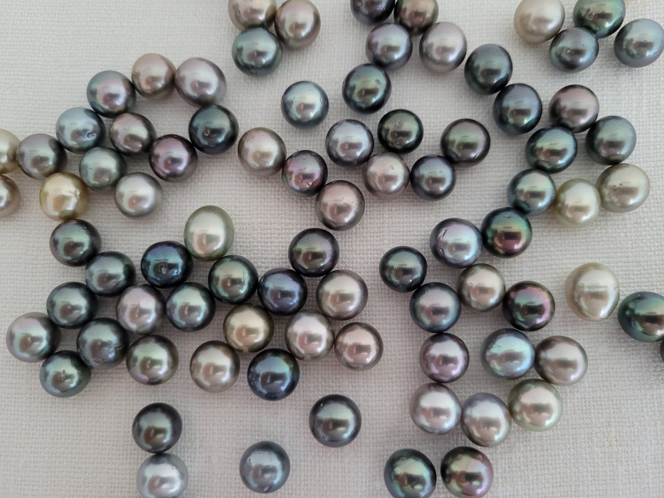 Tahiti Pearls Natural Multicolor 9 mm and High Luster - Only at  The South Sea Pearl