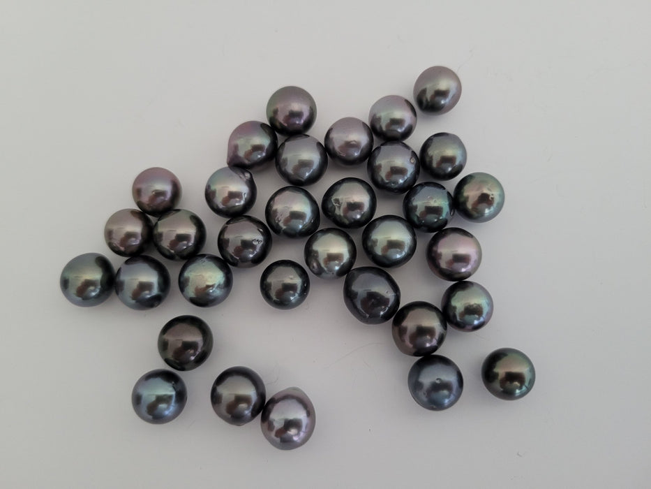 Wholesale Lot Tahiti Pearls 9-10 mm AAA Natural Color - Only at  The South Sea Pearl