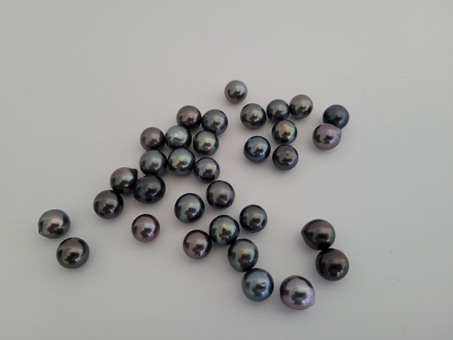 Wholesale Lot Tahiti Pearls 9-10 mm AAA Natural Color - Only at  The South Sea Pearl