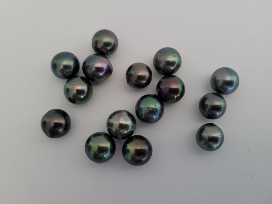 Wholesale Lot Tahiti Pearls 9-10 mm Peacock Color - Only at  The South Sea Pearl