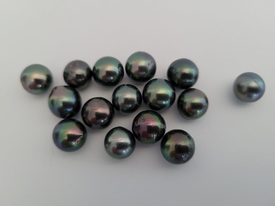 Wholesale Lot Tahiti Pearls 9-10 mm Peacock Color - Only at  The South Sea Pearl